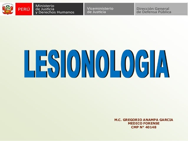 lesionologia forense